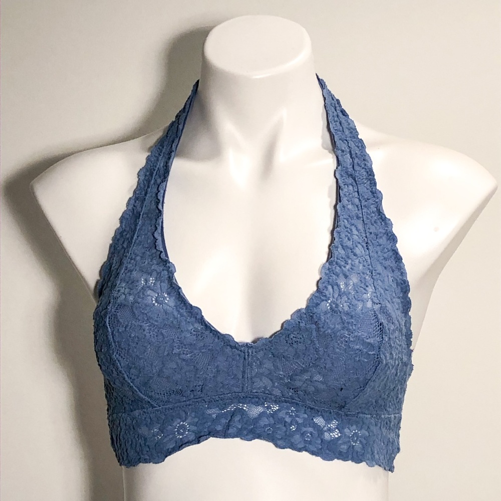 Aerie Blue Lace Bralette - Picture 1 of 3